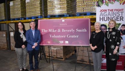Mike and Beverly Smith announced their commitment to the Lowcountry Food Bank (LCFB) and Trident United Way