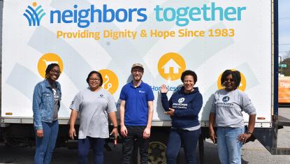 2022 Trident United Way AmeriCorps members at Neighbors Together